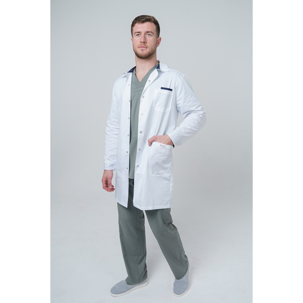 Халат мужской 236СД, белый, 56 - фото 2