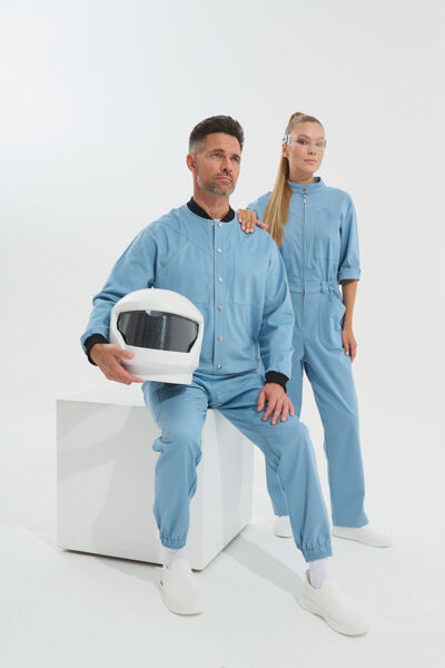 Джоггеры мужские Тезис TZ625, голубой, 46 - фото 0