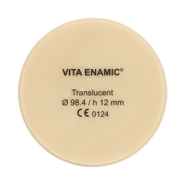 VITA ENAMIC DISC, VITA SYSTEM 3D-MASTER T - диск из гибридной керамики, транслюцентный, 98,4x12 мм, 1 шт - фото 0