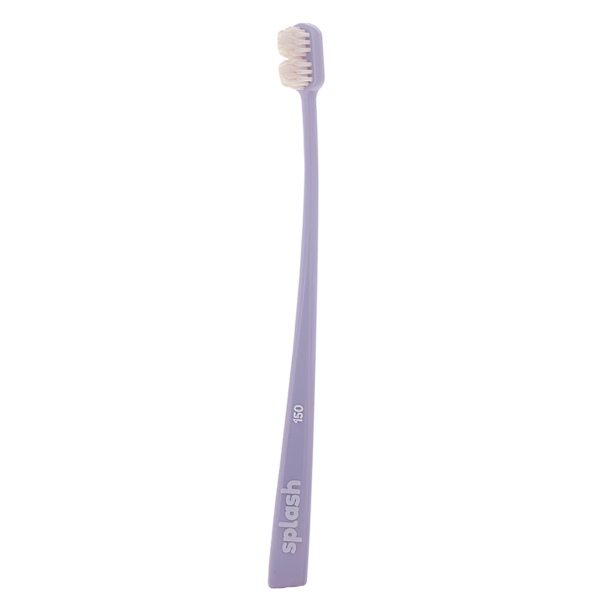 Зубная щетка Splash Brush Double 150, мягкая, сиреневый, 1 шт - фото 0