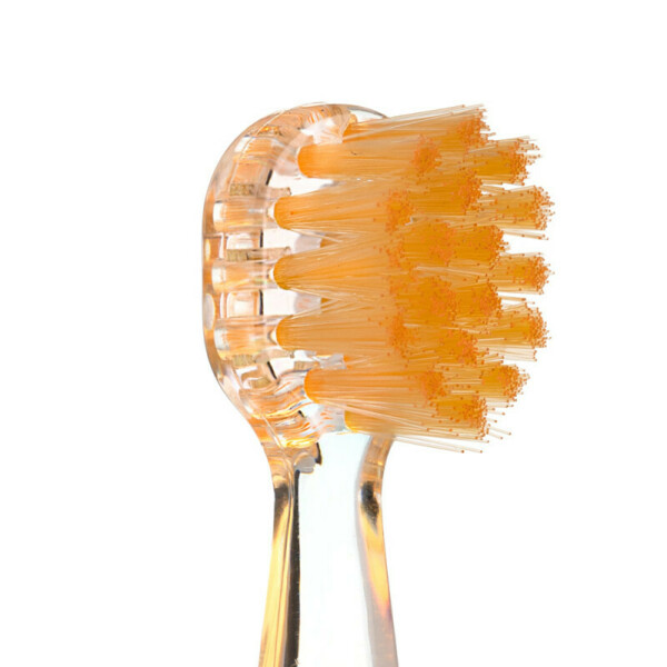 Детская электрическая звуковая зубная щетка Revyline RL 025 Panda, персиковая - фото 4