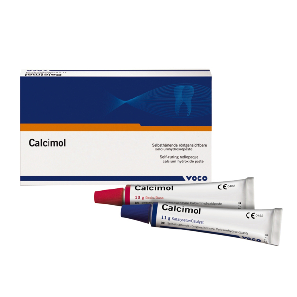Calcimol - паста с гидроксидом кальция, набор 13 г + 11 г - фото 0