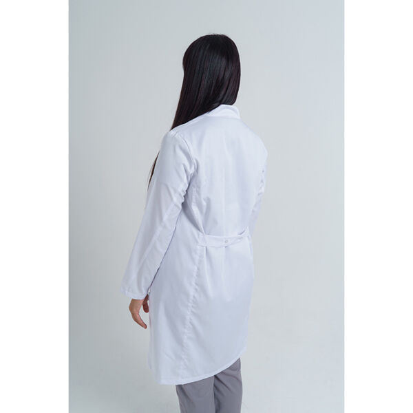 Халат женский 250, длинный рукав, белый, 56 - фото 3