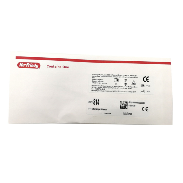 Ножницы LaGrange #14, остроконечные, двойной изгиб, 1 зубчатое лезвие, 11,5 см - фото 6