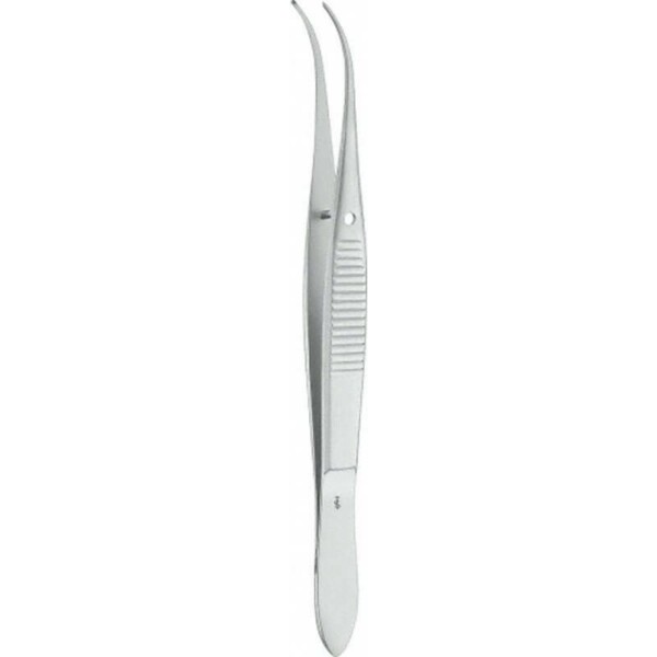 Пинцет хирургический Aesculap, изогнутый, 100 мм - фото 0