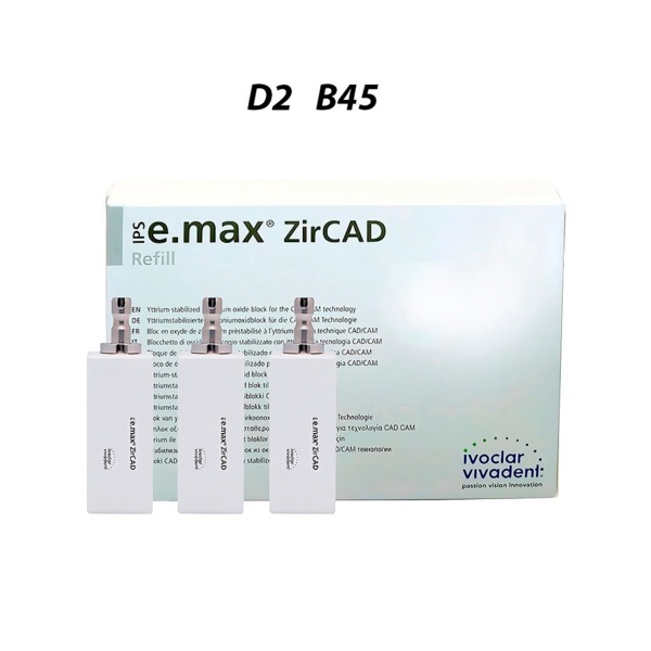 IPS e.max ZirCAD CEREC MT Multi - блоки из оксида циркония, цвет D2, B45, 3 шт - фото 0