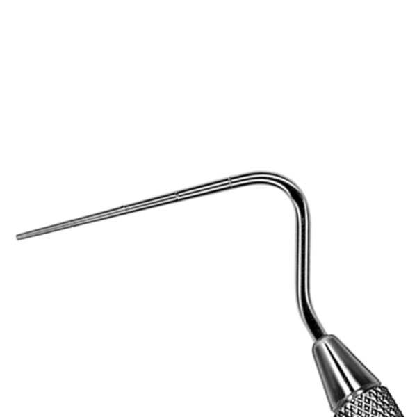 Плаггер Hu-Friedy Machtou №1/2, двусторонний, для вертикальной конденсации гуттаперчи, 0.5/0.6 мм, ручка №41, сталь, 1 шт - фото 1