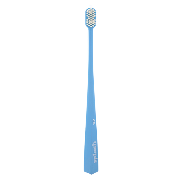 Зубная щетка Splash Brush Double 150, мягкая, голубой, 1 шт - фото 2