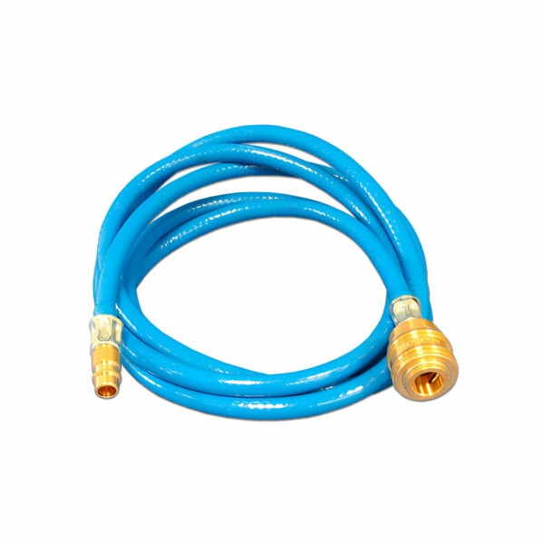 Compressed air hose (2 m) with coupling nipple - трубка для сжатого воздуха с ниппелем (2 м) - фото 0