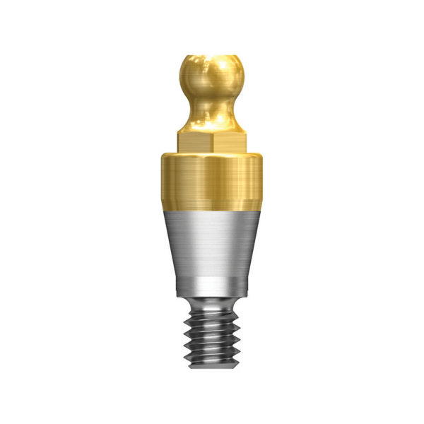 Абатмент шариковый OSSTEM TS Stud Standart, под ключ O-ring, D=3.5 мм, G/H=2.0 мм - фото 0
