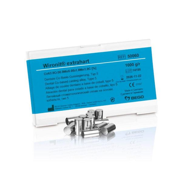 Wironit extrahart - идеальный сплав для бюгельного протезирования и комбинированных работ, 1 кг - фото 0