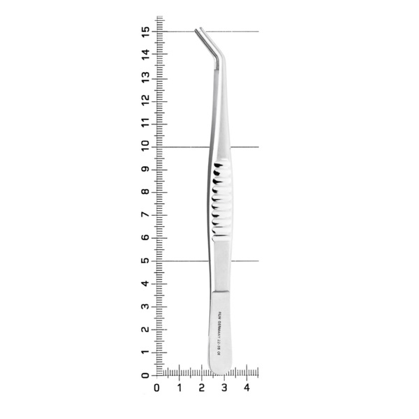 Пинцет атравматический HLW De Bakey 22-35*, изогнутый, 150 мм - фото 4
