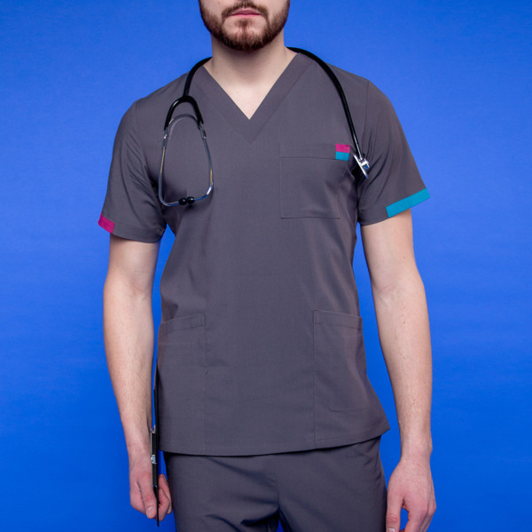 Туника мужская 258 Michigan, R193 асфальтово-серый, 3XL - фото 0