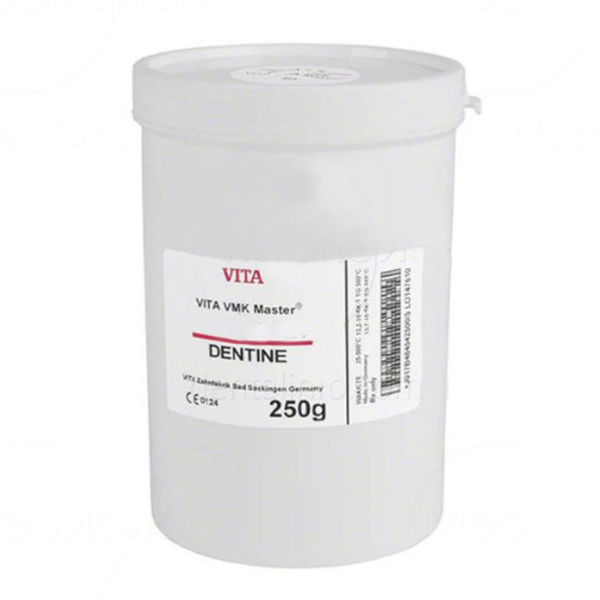 VITA VMK MASTER DENTINE SYSTEM 3D-MASTER - порошок для облицовки металлических каркасов с КТР (цвет на выбор), 250 г - фото 0