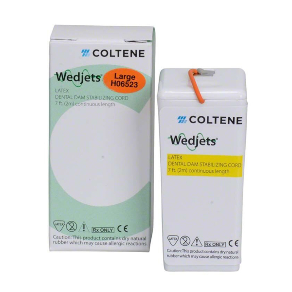 WEDJETS STABILIZING CORD - фиксирующий корд для коффердама, 2 м, размер L (оранжевый) - фото 0
