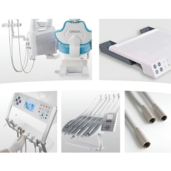 Стоматологическая установка Cingol X5, с подкатным блоком, взрослая - фото 6