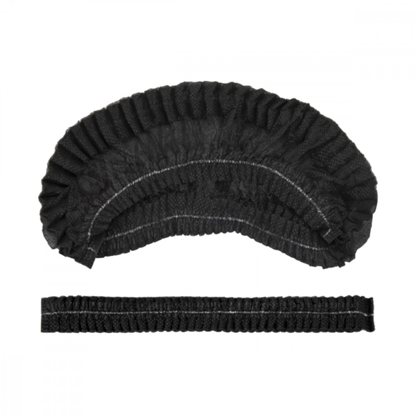 Шапочка медицинская "Шарлотта", черная, 100 шт - фото 0