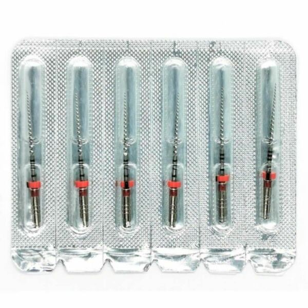 Файлы машинные Eurofile DK-Files, для препарирования каналов, 25 мм, №25/.06, никель-титан, 6 шт - фото 1