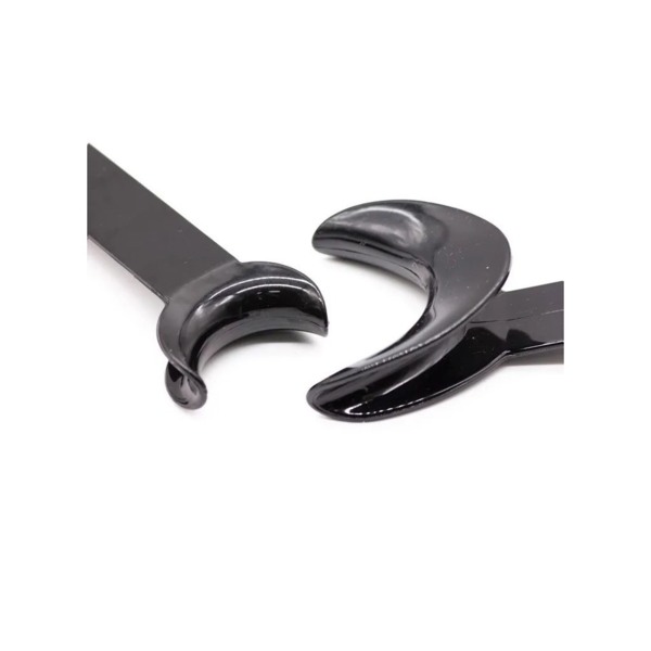 Ретрактор стоматологический Dentins, двусторонний, малый S, черный, 2 шт - фото 1