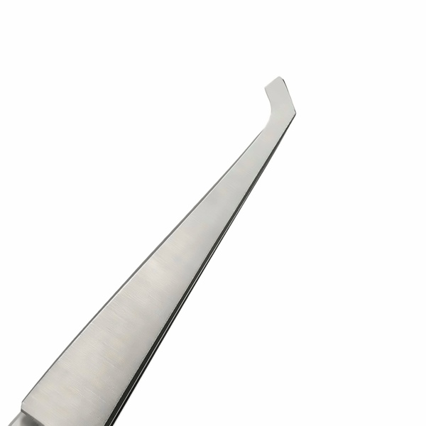 Пинцет ортодонтический Hu-Friedy, изогнутый, обратный, для брекетов, рифленые зубчики, сталь, 1 шт - фото 5