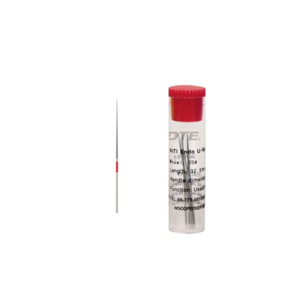 Файл ультразвуковой DTE, эндодонтический, для очистки корневого канала, №25/.02, никель-титан, 6 шт - фото 0
