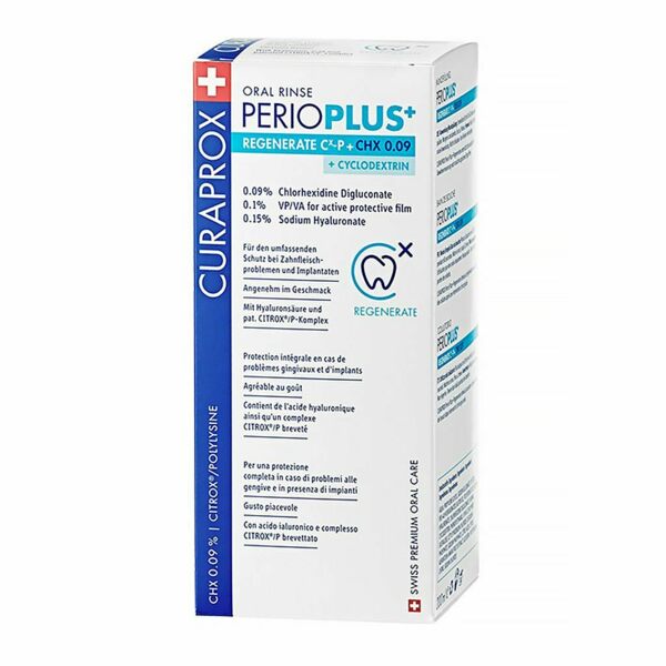 Ополаскиватель Curaprox Perio Plus Forte, с хлоргексидином 0.20%, 200 мл, 1 шт - фото 1