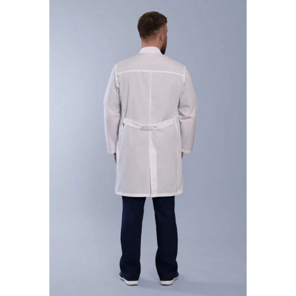 Халат мужской 502 Ultra, длинный рукав, белый, 58 - фото 1