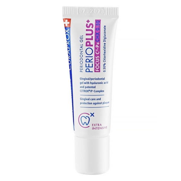 Гель для десен Curaprox Perio Plus Focus, с хлоргексидином 0.50%, 10 мл, 1 шт - фото 0