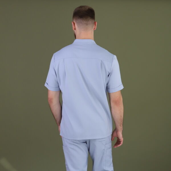 Рубашка мужская на молнии TZ700, серый, 52 - фото 1