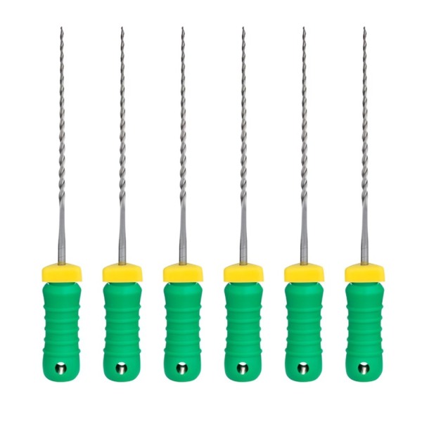 Дрильборы ручные Eurofile Reamers, для прохождения и расширения корневых каналов, 21 мм, №35, сталь, 6 шт - фото 0