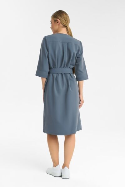 Халат-платье Тезис TZ150, синий, 46 - фото 4