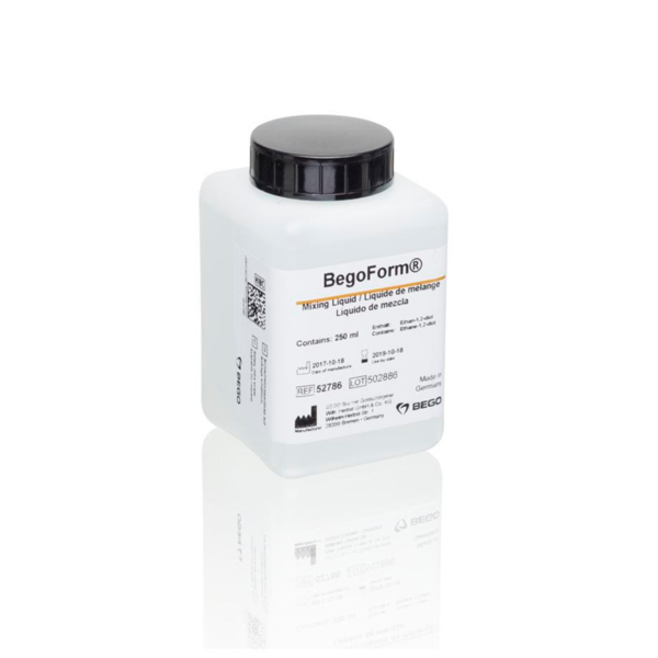 BegoForm Liquid - жидкость для замешивания паковочной массы, 250 мл - фото 0