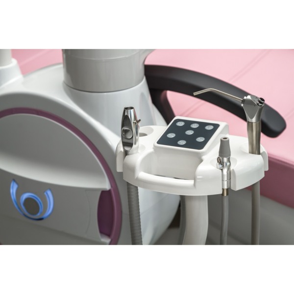 Стоматологическая установка Woson Wod 550 детская, с подкатным блоком, черная слива (W12) - фото 4