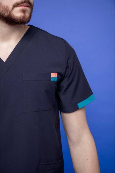 Туника мужская 258 Michigan, R156 тёмно-синий, 4XL - фото 2