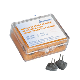 Трегер для обжига керамики Interdent, для премоляров с 2 наставками, 8 шт - фото 0