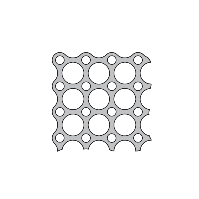 Пластина сетчатая (под винты Ø 1,5 мм и Ø 1,8 мм), размер 177.5 x 75.5 мм - фото 0