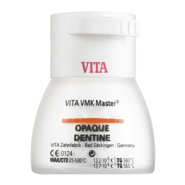 VITA VMK MASTER OPAQUE DENTINE - порошок для облицовки металлических каркасов с КТР (цвет на выбор), 12 г - фото 0