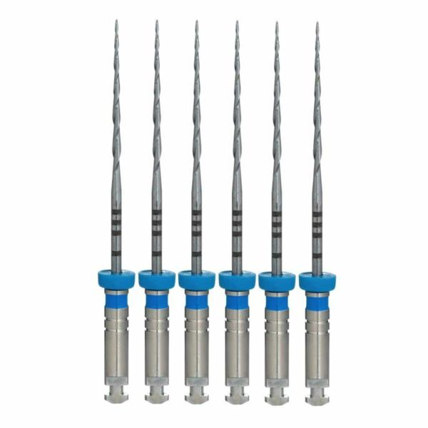 Файлы машинные Eurofile MultiTaper, реципрокный, стерильный, для препарирования каналов, 25 мм (16 мм), №60/.04, никель-титан, 6 шт - фото 0