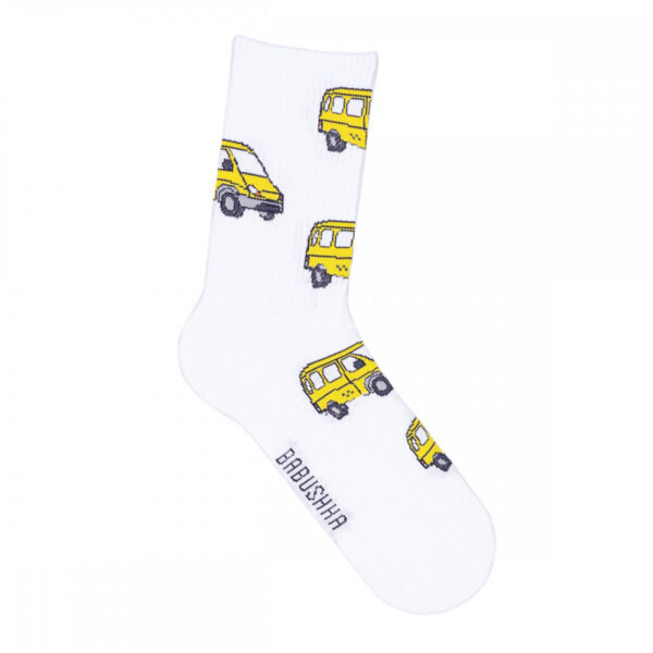 Носки женские, "Маршрутки", белый, 36-40 - фото 1