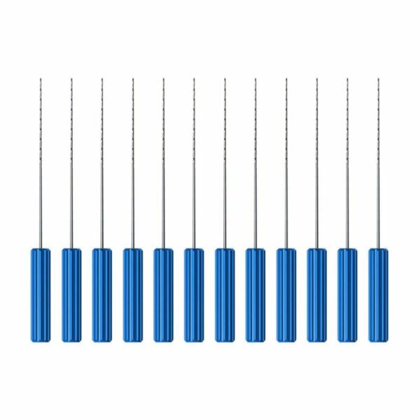 Пульпоэкстракторы FKG, для удаления пульпы в корневом канале, короткие, 20 мм, №30, сталь, 12 шт - фото 0