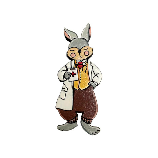 Значок "Доктор кролик" - фото 0