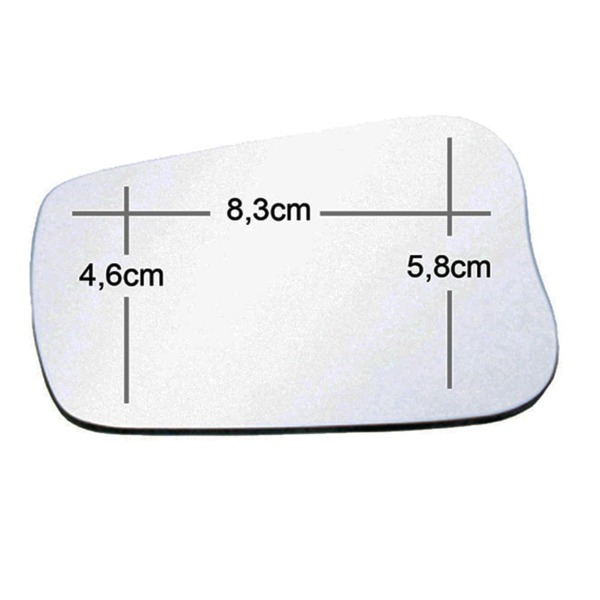 Зеркало стоматологическое Acteon (MZP522.), окклюзионное, для фотосъемки, хромированное, двустороннее, для детей, 83x46x58 мм - фото 0