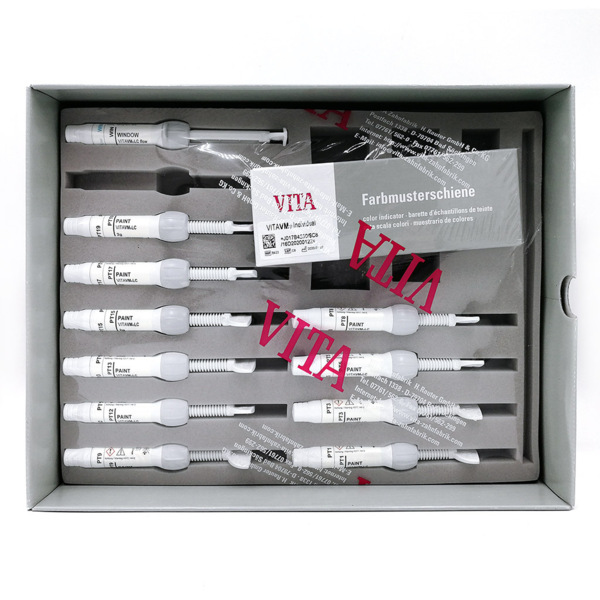 VITA VM LC PAINT KIT - набор светоотверждаемых цветных композитов, для экстраорального применения - фото 0