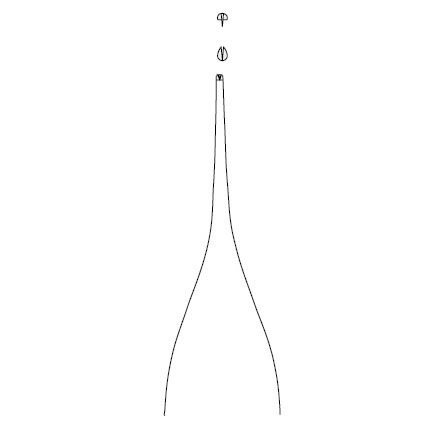 Пинцет хирургический Aesculap MICRO-ADSON, зубчики 1х2, 150 мм - фото 1