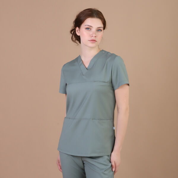 Туника женская Тезис TZ300, оливковый, 60 - фото 0