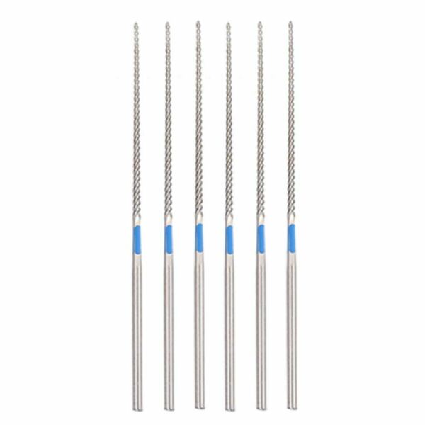 Дрильборы машиные Eurofile U-Files, для обработки каналов ультразвуком, 33 мм, №30, сталь, 6 шт - фото 0