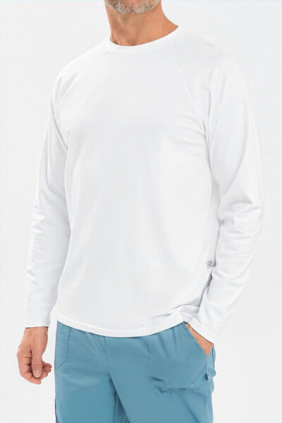 Лонгслив мужской Тезис TZ512, белый, 50 - фото 1