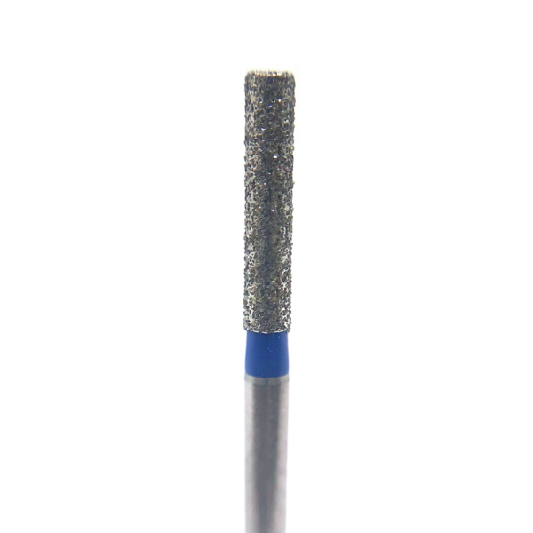 Бор алмазный Ecoline E 837 M, цилиндр, турбинный наконечник, D=1.2 мм, синий, 1 шт - фото 0
