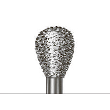 Бор алмазный Ecoline E 830RLA, груша удлиненная, D=3.2 мм, FG, синий, 1 шт - фото 1