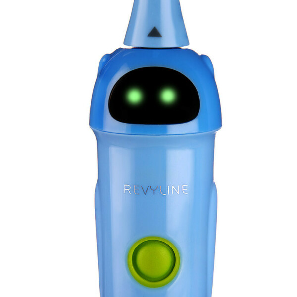 Детская электрическая звуковая зубная щётка Revyline RL 020, синяя - фото 4